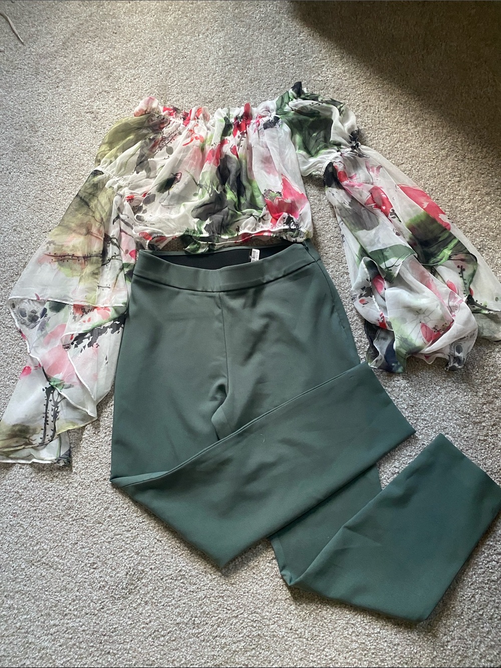 a new day Olive Green High-Rise Ponte Leggings
